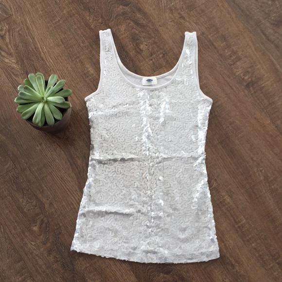Sequin glitter tank top - Picture 1 of 4